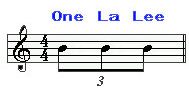 Triplets : one - la - lee