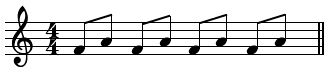 Eighth Notes Beamed